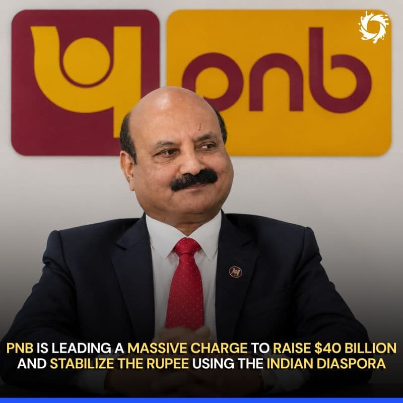 ⬩A massive, coordinated financial maneuver is currently underway. Indian banks are preparing to raise a staggering 35to40 billion through the Foreign Currency Non-Resident (Bank) d