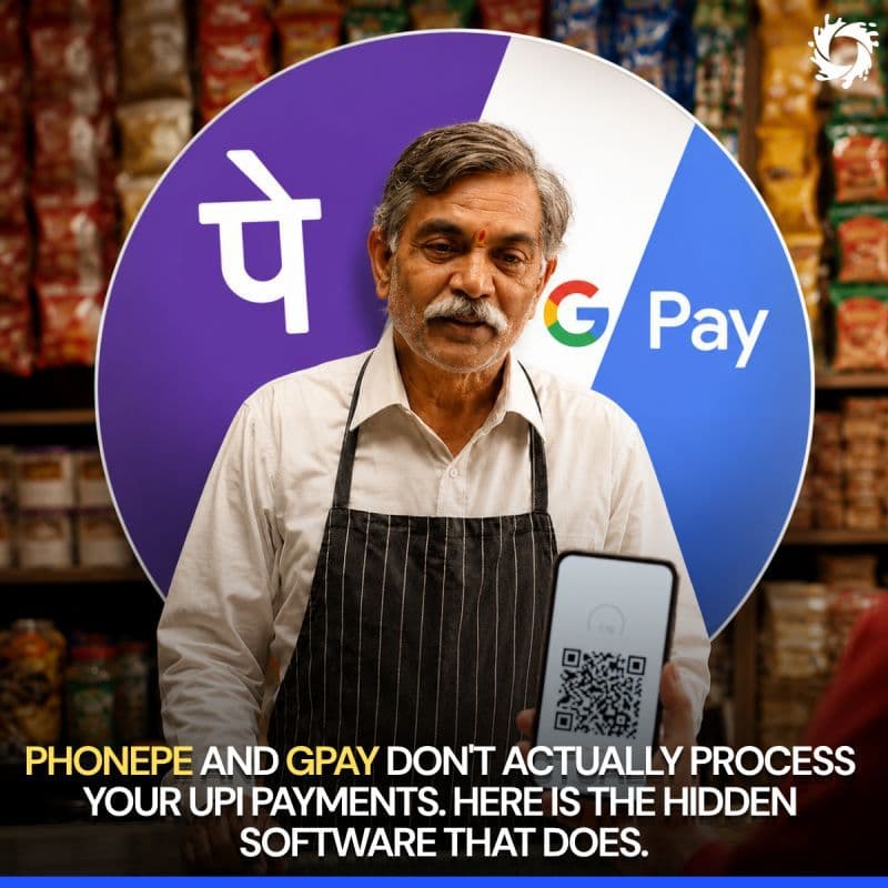Everyone talks about the massive market share of PhonePe and Google Pay. But if you look at the actual architecture of India’s digital payments, these apps are largely just highly 