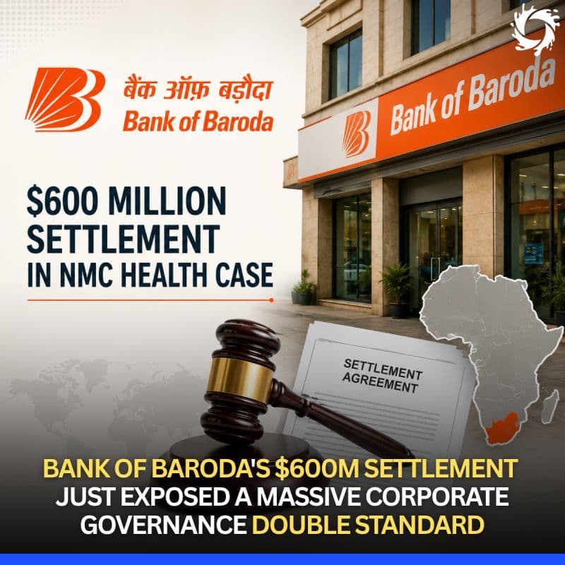 Bank of Baroda's sudden decision to write a massive $600 million (₹5,700 crore) check to settle the NMC Healthcare fraud case in Dubai has just reopened a toxic debate in Indian fi