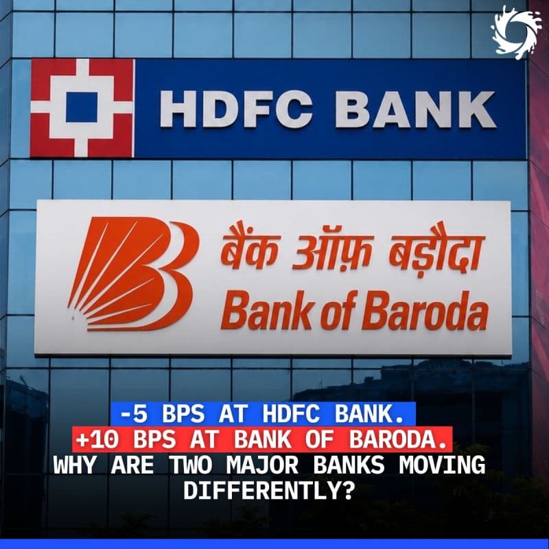 HDFC Bank cuts rates. Bank of Baroda raises them.