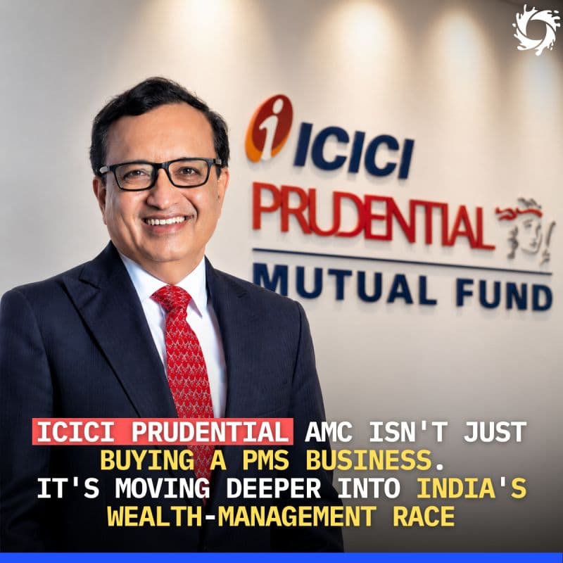 ICICI Prudential AMC Ltd isn't just buying a PMS business. It's buying deeper access to India's HNI wealth.