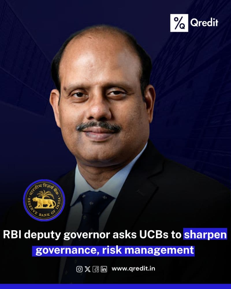Governance Alert! RBI Deputy Governor Urges UCBs to Step Up Governance & Risk Management! 🚨