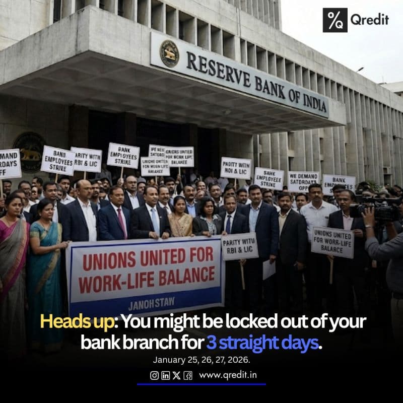 India’s banking sector could see a key flashpoint on January 27, with bank unions calling a nationwide strike to push for a 5-day banking week. With January 25 and 26 already holid