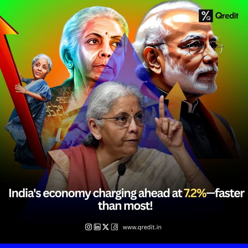 India's economy charging ahead at 7.2%—faster than most! 🚀economictimes.indiatimes