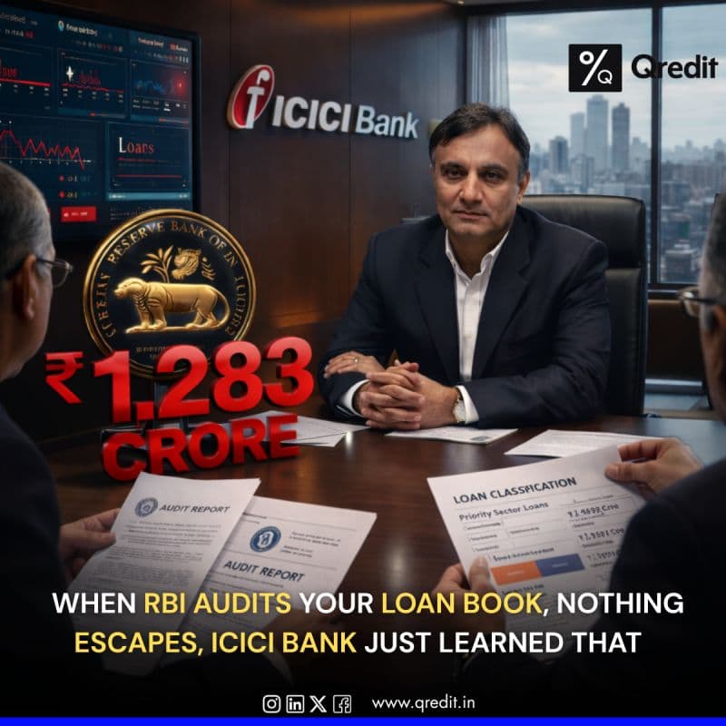⚠️ICICI Bank Hit with ₹1,283 Crore Provision After RBI Flags Loan Misclassification