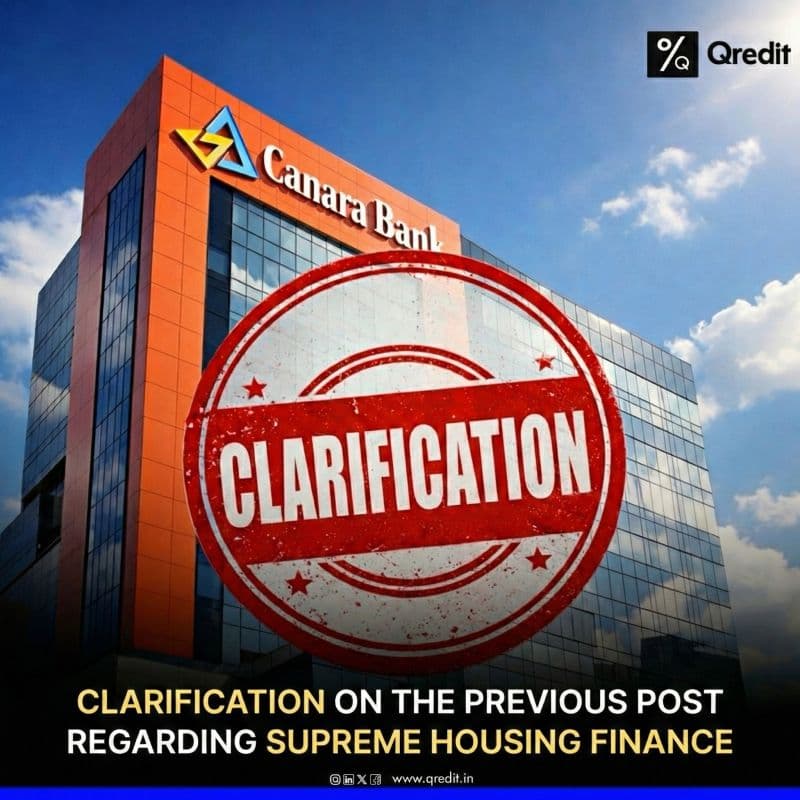 APOLOGY + CORRECTION: Canara Bank inviting bids to sell ₹577 crore loan (Supreme Housing)