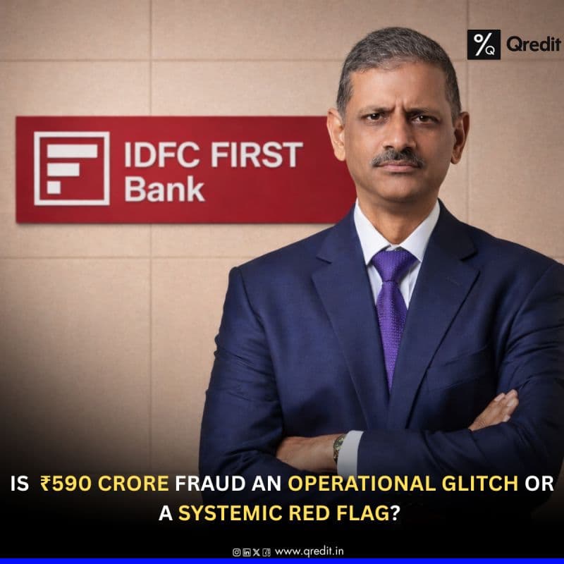 Today’s 10% crash in IDFC First Bank shares after a major fraud disclosure at their Chandigarh branch is a brutal reminder. 📌