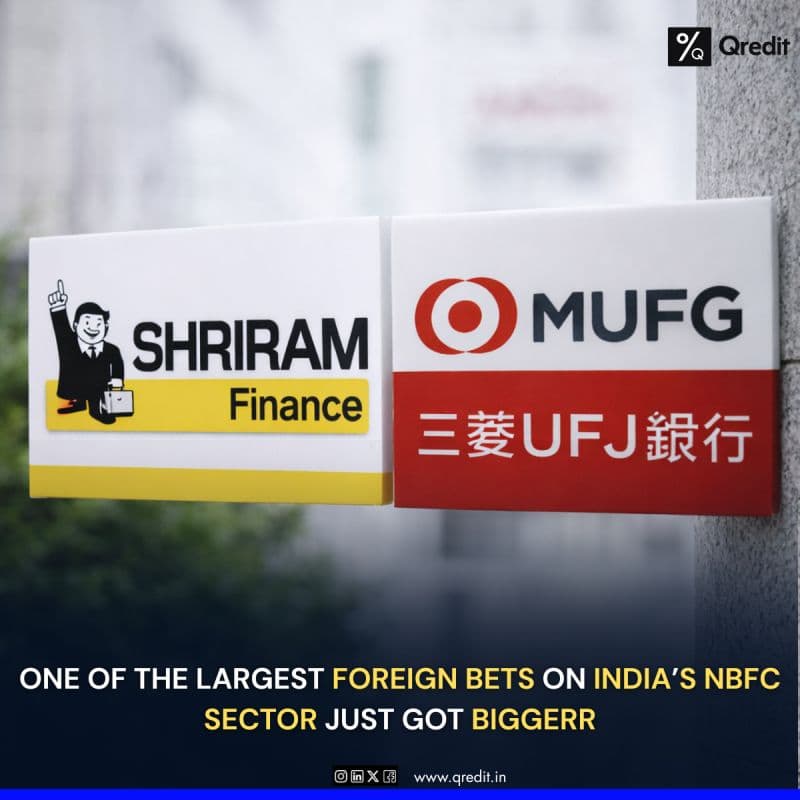 ▸Japan’s Mitsubishi UFJ Financial Group (MUFG Bank) has agreed to acquire a 20% stake in Shriram Finance for ₹39,618 crore.