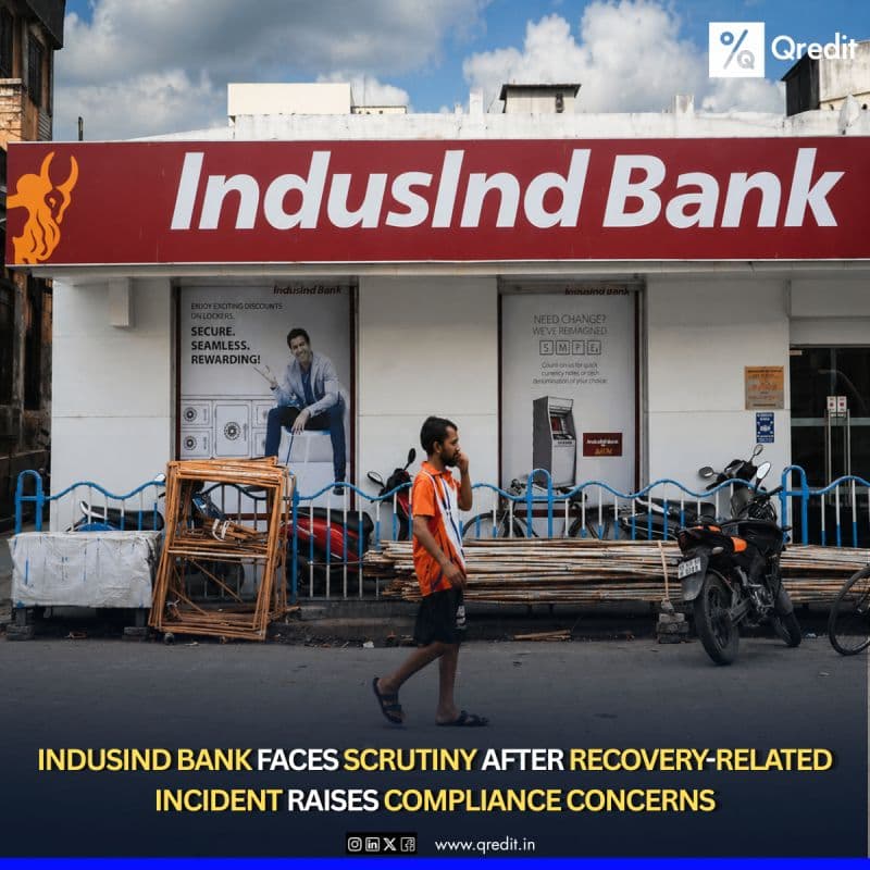 ➜IndusInd Bank is under scrutiny following a recovery-related incident involving its agents and a borrower.