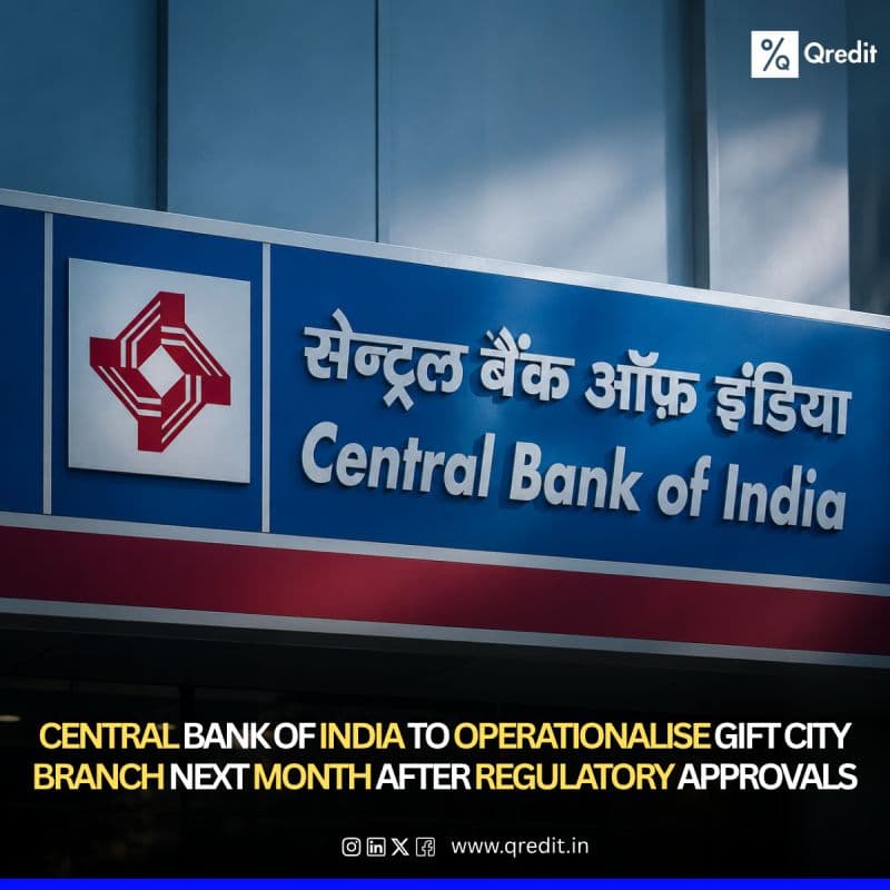➤Central Bank of India plans to operationalise its IFSC Banking Unit (IBU) at GIFT City in the first week of next month, according to the bank’s MD & CEO Kalyan Kumar.