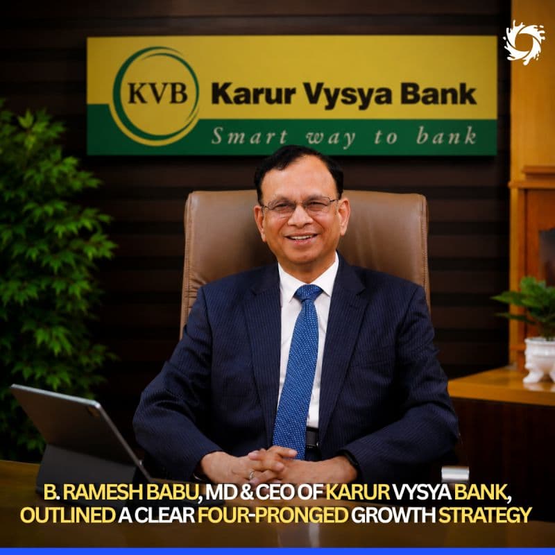🔸 For the past decade, Karur Vysya Bank(KVB) worked diligently on a major consolidation act—de-risking its balance sheet, pruning wholesale exposure, and building asset quality.