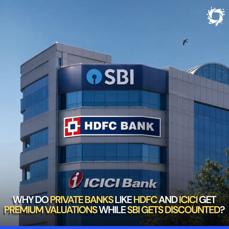 ➜It is one of the oldest, most stubborn valuation gaps in Indian