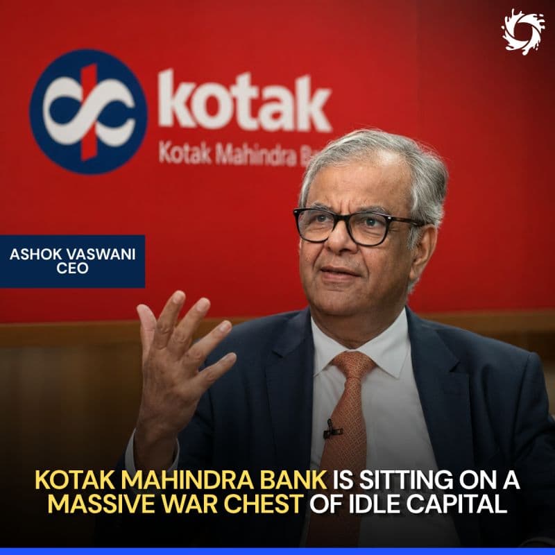 ➤For years, Kotak Mahindra Bank has operated with a famously conservative balance sheet. Today, they are sitting on a staggering Capital Adequacy Ratio (CAR) of nearly 23%—massivel