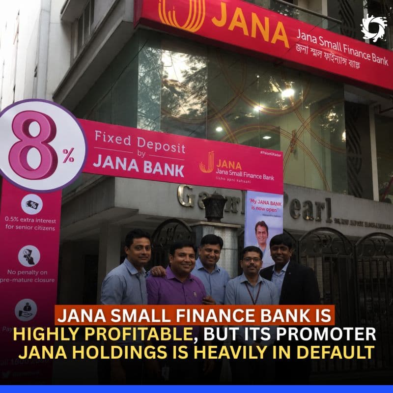 Yesterday, Jana Holdings—the powerful promoter entity of Jana Small Finance Bank—announced a desperate, highly strategic move.