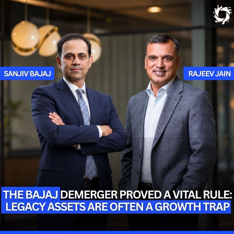 When the @Bajaj empire demerged in 2007, everyone assumed Rajiv Bajaj walked away with the crown jewel: the legacy automotive business.