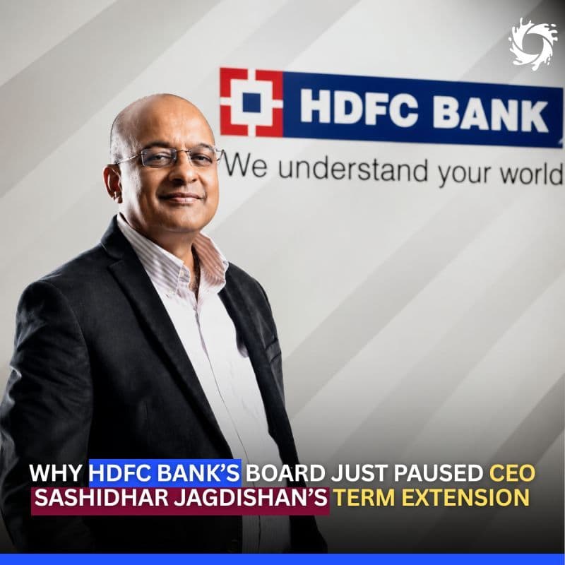 In private banking, a CEO’s term extension is usually a routine rubber-stamp. At HDFC Bank, the board just hit pause.