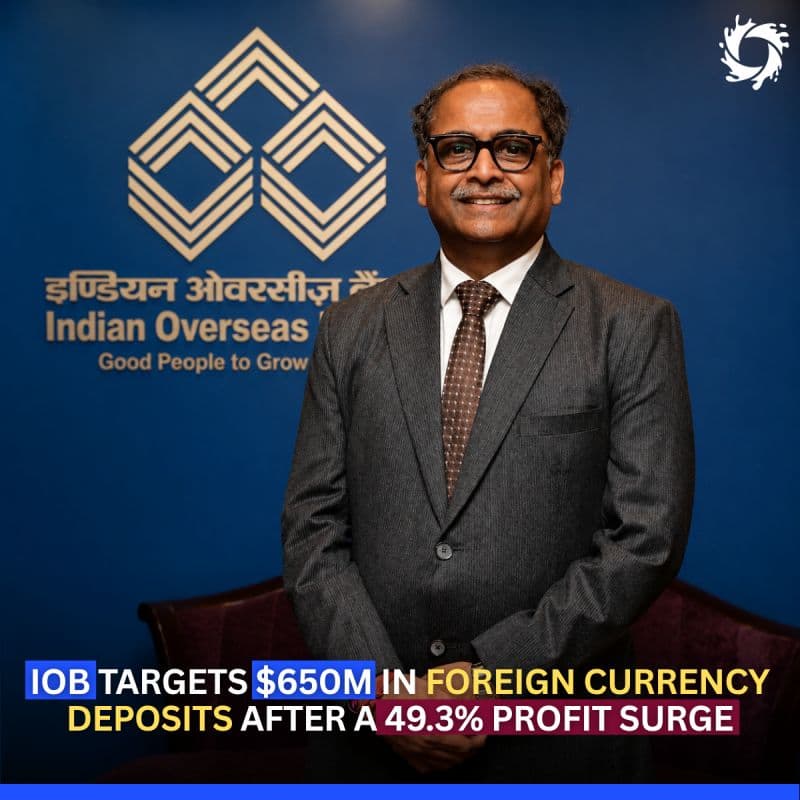 INDIAN OVERSEAS BANK (IOB) has set a target to raise $650 million in FCNR(B) deposits by September 30.