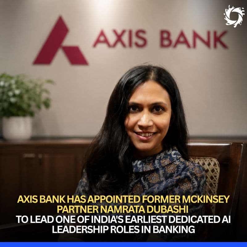 Axis Bank's newest leadership appointment isn't just about AI. It's about where the future of banking is headed.