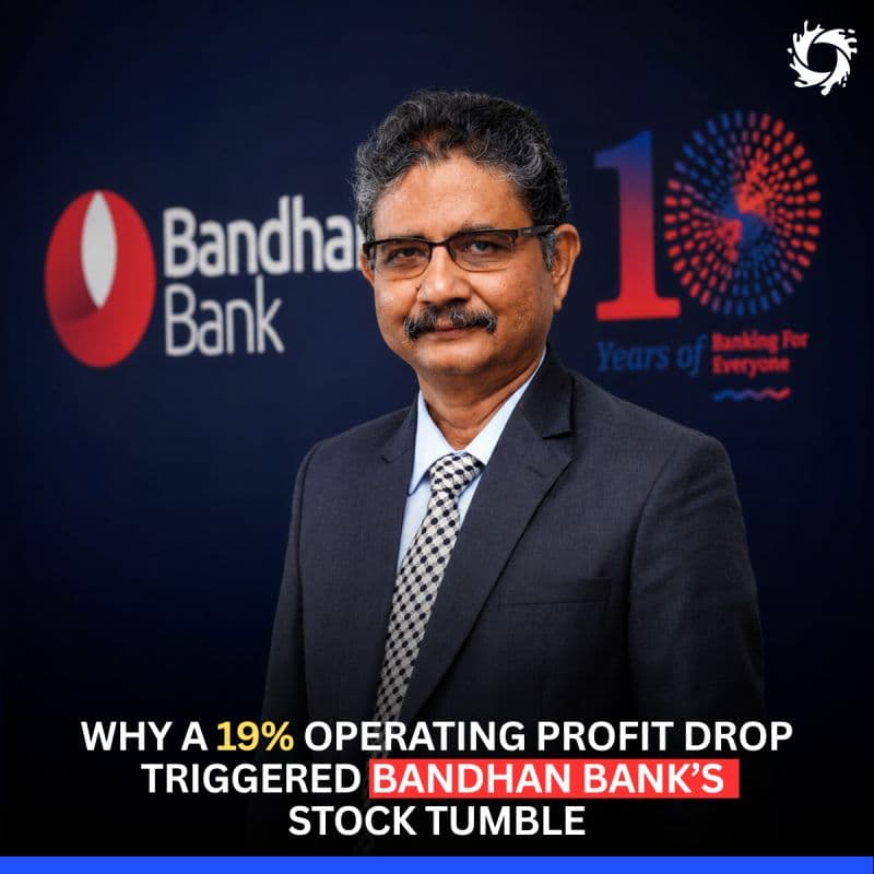 In equity markets, past profits buy news headlines. Forward guidance drives the stock price. Bandhan Bank just learned that lesson the hard way.